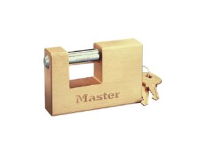 MasterLock - Λουκέτο τάκος μπρούτζινος με ατσάλινο λαιμό 85mm 608085112