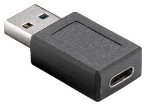 POWERTECH αντάπτορας USB 3.1 αρσενικό σε USB-C θηλυκό PTH-066, μαύρο PTH-066