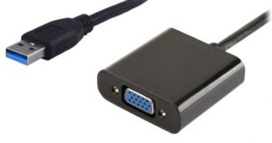 POWERTECH αντάπτορας USB 3.0 σε VGA PTH-021, Full HD, μαύρο PTH-021