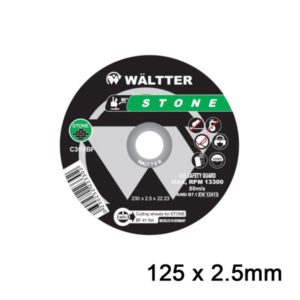 Δίσκος Κοπής Δομικών Υλικών WALTTER 125x2.5mm 1252522