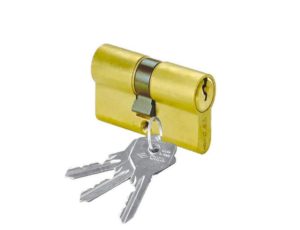 Cisa - Κύλινδρος Ορειχάλκινος ασφαλείας, χρυσός, Locking Line 80mm (30-50)mm (#8010-17) 26280