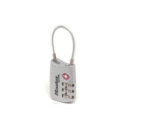 Masterlock - Λουκέτο αποσκευών συνδυασμού 3 ψηφίων ειδικό για ΗΠΑ (TSA) 468800112