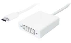 POWERTECH αντάπτορας USB Type-C σε DVI PTH-036, 4K, λευκό PTH-036