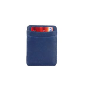Δερμάτινο πορτοφόλι magic wallet Hunterson CP1-BLU Μπλε
