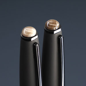 Pularys STRIPED FLINT pen set 177203601 Μαύρο