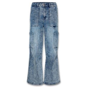 Γυναικείο τζιν παντελόνι με τσέπες Rue Kaffe - Denim Blue, L
