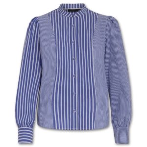 Ριγέ πουκάμισο γυναικείο Demia Peppercorn - Μπλε, XXL