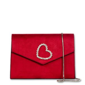 Κόκκινη τσάντα φάκελος Rinascimento - Κόκκινο, One Size