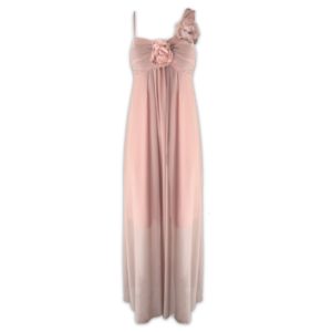 Ροζ μακρύ φόρεμα Rinascimento - Baby Pink, M