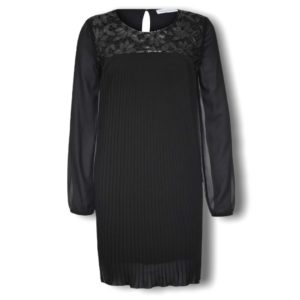 Μαύρο πλισέ μίνι φόρεμα Rinascimento - Μαύρο, M