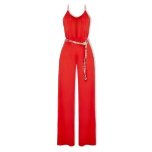 Κόκκινη ολόσωμη φόρμα Rinascimento - M, Κόκκινο