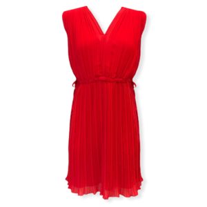 Κόκκινο μίνι πλισέ φόρεμα Rinascimento - Κόκκινο, S