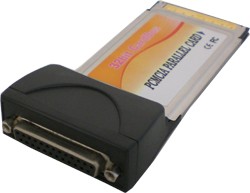 PCMCIA Parallel DB25 Printer Card 1284