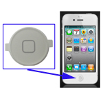 Home Button for iPhone 4 (White)