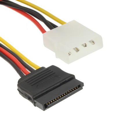 4 Pin IDE to Serial ATA SATA Cable (15cm)