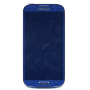 Οθονη Για Samsung i9500-i9505- Galaxy S4 Με Τζαμι Και Εμπρος Μερος Προσοψης Μπλε OR (GH97-14655C)