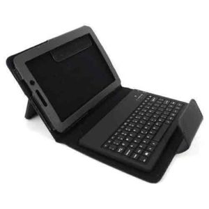 Cover with Keyboard for iPad-mini 1/2 M-BTO1Bluetooth without cyrillization, No brand, black - 14694