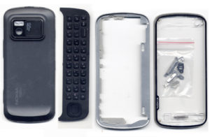 Προσοψη Για Nokia N97 Μαυρη Full OEM Χωρις Αρθρωση-Τζαμι,Με Πλαστικα Κουμπακια