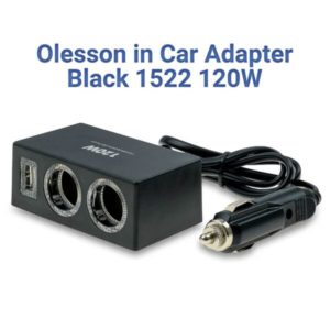 Olesson in Car Adapter Black 1522 120W