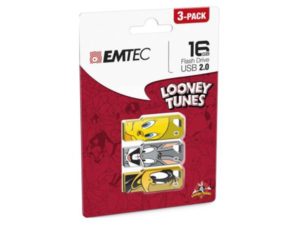 USB FlashDrive 16GB EMTEC Looney Tunes LT01 (3-PACK)