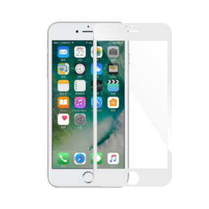 Tempered glass Mocoson, for iPhone 7/8, 3D, Full Glue, 0.3mm, White - 52589