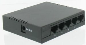 DUAL SPEED 5 Port Fast Ethernet Switch 10-100Mbps