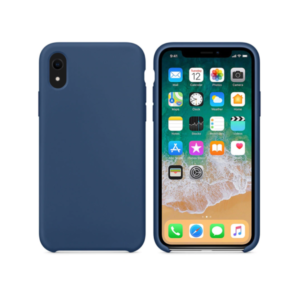Silicone case No brand, For Apple iPhone XR, Soft touch, Blue - 51656