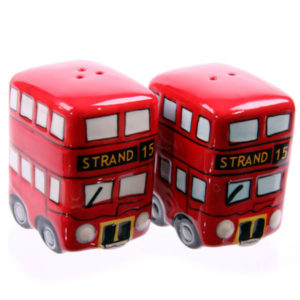Fun Novelty Routemaster Red Bus Salt and Pepper Set