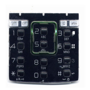 Πληκτρολογιο Για SonyEricsson K850 Μαυρο Με Πρασινο Sensor