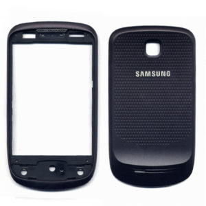 Προσοψη Για Samsung S5570 Galaxy mini OR Μαυρη Εμπρος Χωρις Τζαμι-Καλυμμα Μπαταριας (GH98-19183A+GH98-19190A)