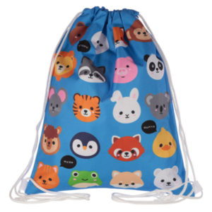 Handy Drawstring Bag - Fun Cute Animals Design