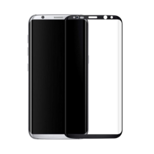 Fullscreen Glass protector, No brand, For Samsung Galaxy S8 Plus, 0.3mm, Black - 52294