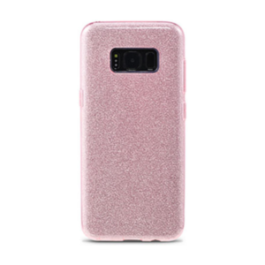 Protector for Samsung Galaxy S8, Remax Glitter, TPU, Slim, Pink - 51519