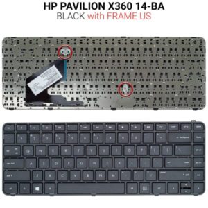 Πληκτρολόγιο HP PAVILION X360 14-BA WITH FRAME US