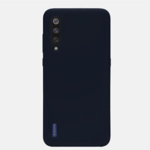 Θηκη Liquid Silicone για Xiaomi Mi 9 Lite Σκουρο Μπλε