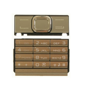 Πληκτρολογιο Για Nokia 8800 Arte Χρυσο OR Σετ 2 Τεμαχιων