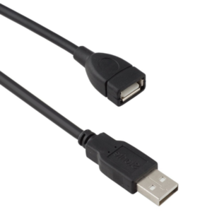 Cable DeTech USB F - USB M extension, 5m HQ - 18031