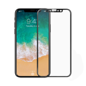 Tempered glass Mocoson Nano Flexible, Full 5D, For iPhone X / XS / 11 Pro, 0.3mm, Black - 52525
