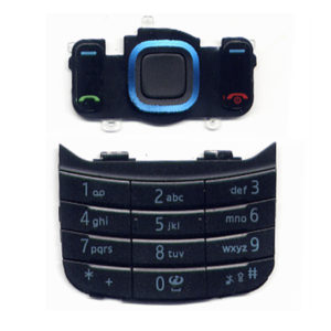 Πληκτρολογιο Για Nokia 6600i Slide Μαυρο Set Πανω Με Μπλε Joystick-Κατω Μαυρο