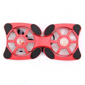 Mini Laptop Cooler Stand Red