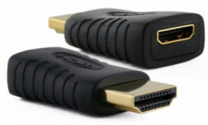 Adapter No brand, HDMI M to HDMI mini F, Black - 17128