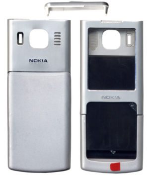 Προσοψη Για Nokia 6500 Classic Ασημι Full Με Πλαστικα Κουμπακια OEM