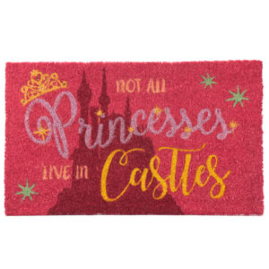 Coir Door Mat - Not All Princesses Live in Castles