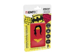 EMTEC Power Bank 2500mAh Justice League (Wonderwoman)