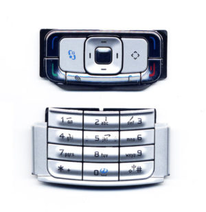 Πληκτρολογιο Για Nokia N95 Ασημι Set 2 Τεμαχιων Πανω-Κατω OEM