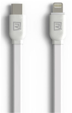 Καλώδιο δεδομένων USB 3.1 Type-C για Iphone Lightning, Remax RC-037a, 1m, Λευκό – 14336