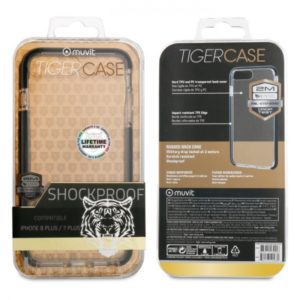 MUVIT TIGER SHOCKPROOF IPHONE 7 PLUS 8 PLUS backcover
