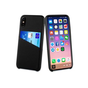 MUVIT CARD HOLDER IPHONE X XS black backcover