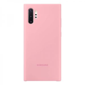 ORIGINAL SAMSUNG SILICONE COVER NOTE 10 PLUS pink backcover