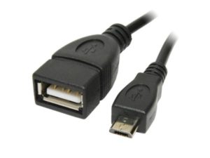 OTG Adapter - Micro USB B/M to USB A/F cable 0,20m